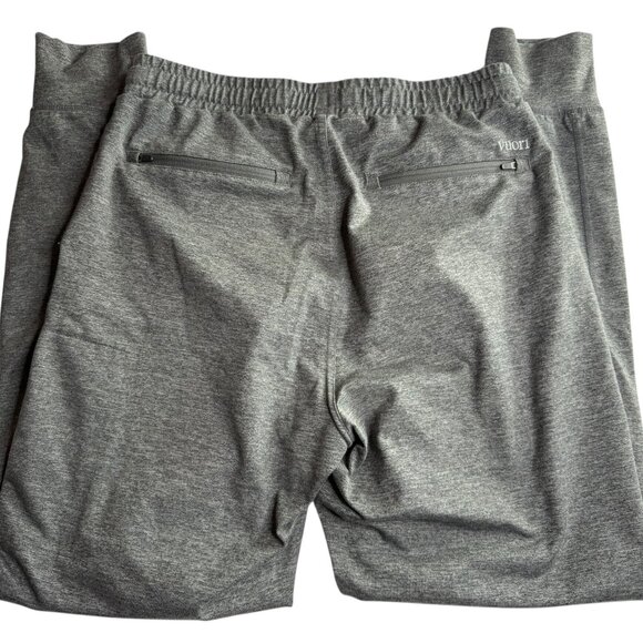 Vuori Pants, Athletic, Gray, Sunday Performance Jogger Men's Small Elastic Waist - Picture 6 of 8